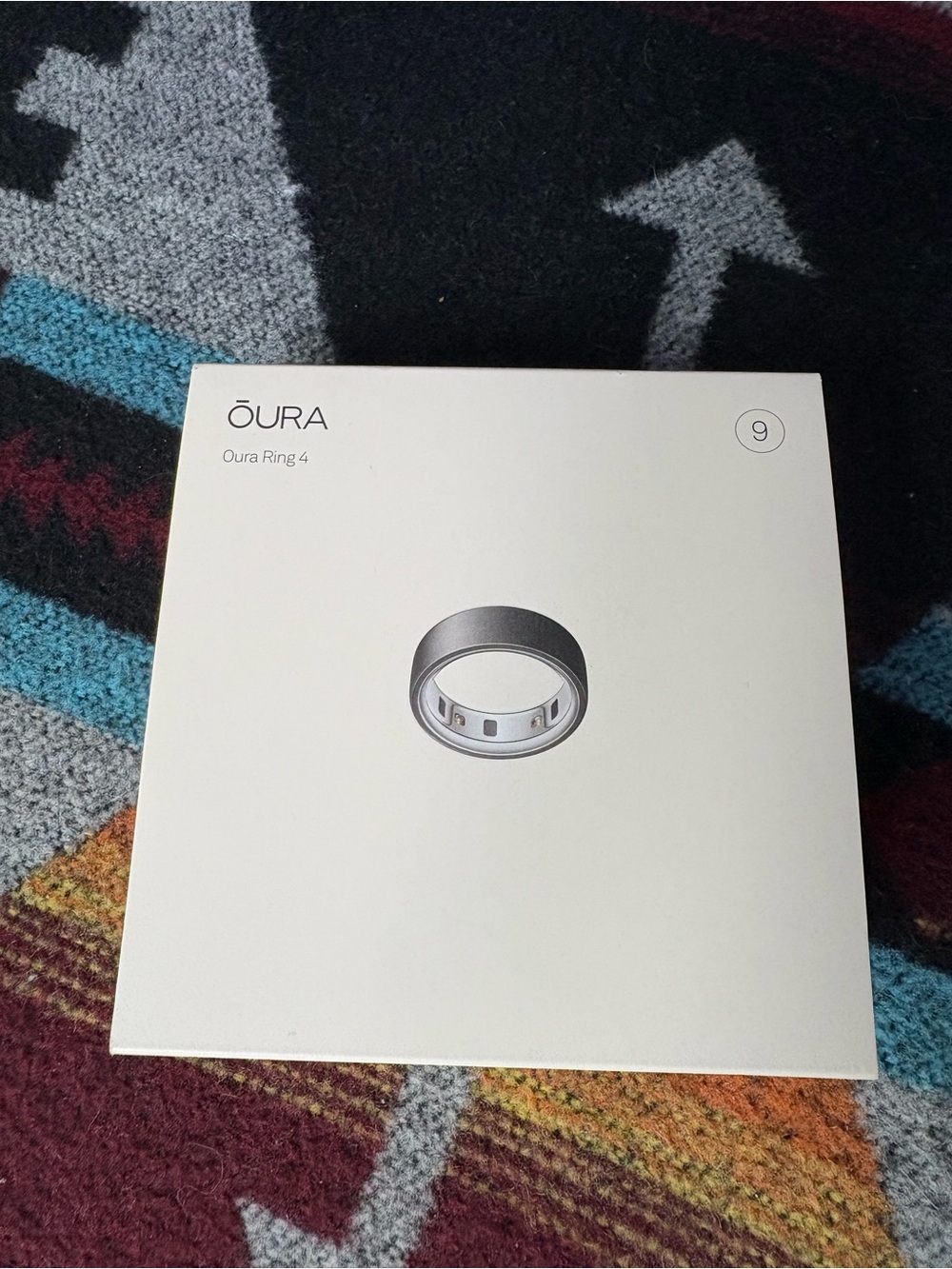 Oura Ring 4 - Stealth - Size 9